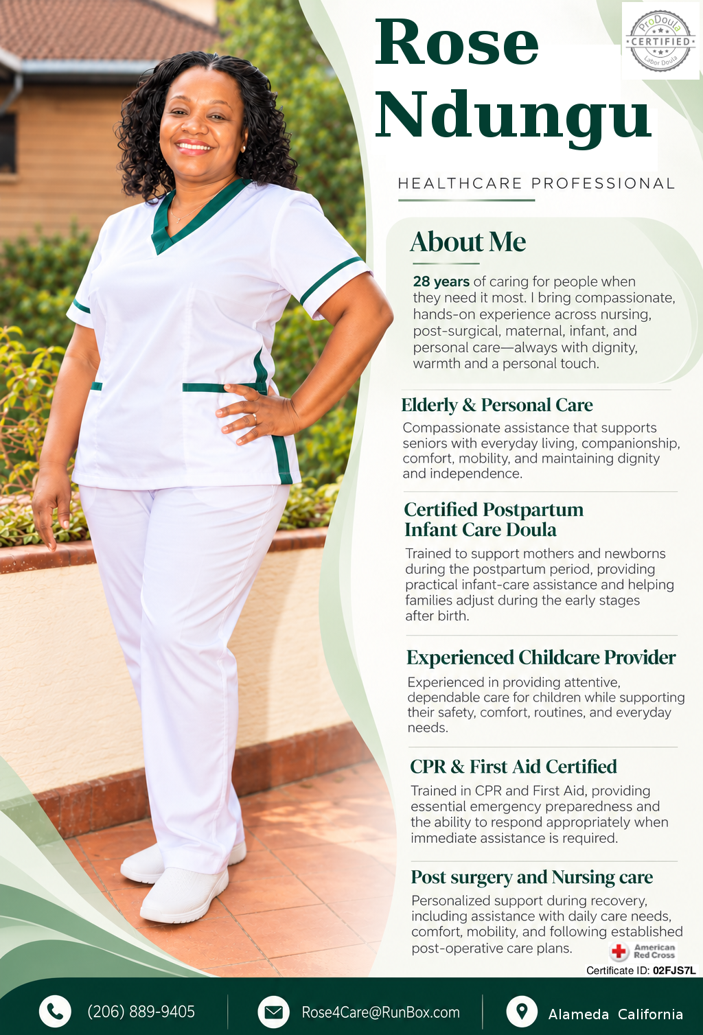 Certified Rose Ndungu Doula